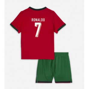 Portugal Cristiano Ronaldo #7 Domaci Dres za Dječji EP 2024 Kratak Rukavima (+ kratke hlače)